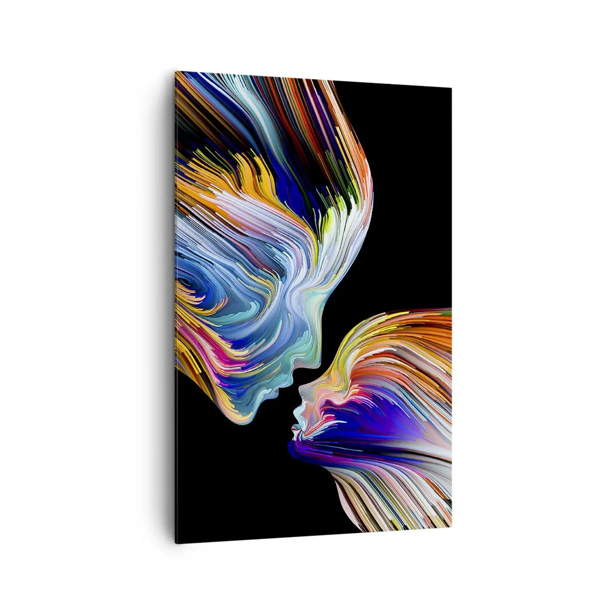 Obraz na plátne - Fúzie energie a svetla - 80x120 cm