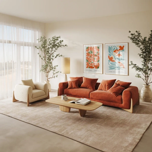 Modern flora no. 2 - Inšpirácia do obývačky