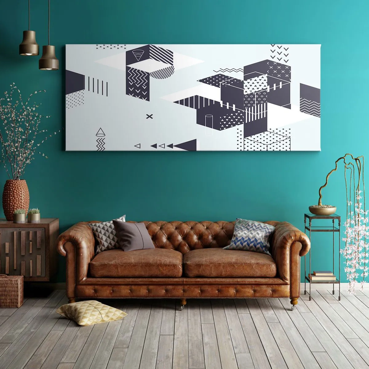 Obraz na plátne - V duši matematika - 100x40 cm