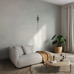 Fototapeta Premium Canvas - Povzniesť sa nad to - Abstrakcia, Muž, Kus - 200x140 cm