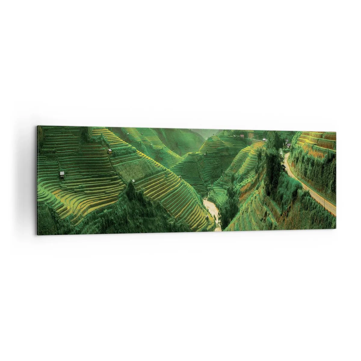 Obraz na plátne - Vietnamské údolie - 160x50 cm