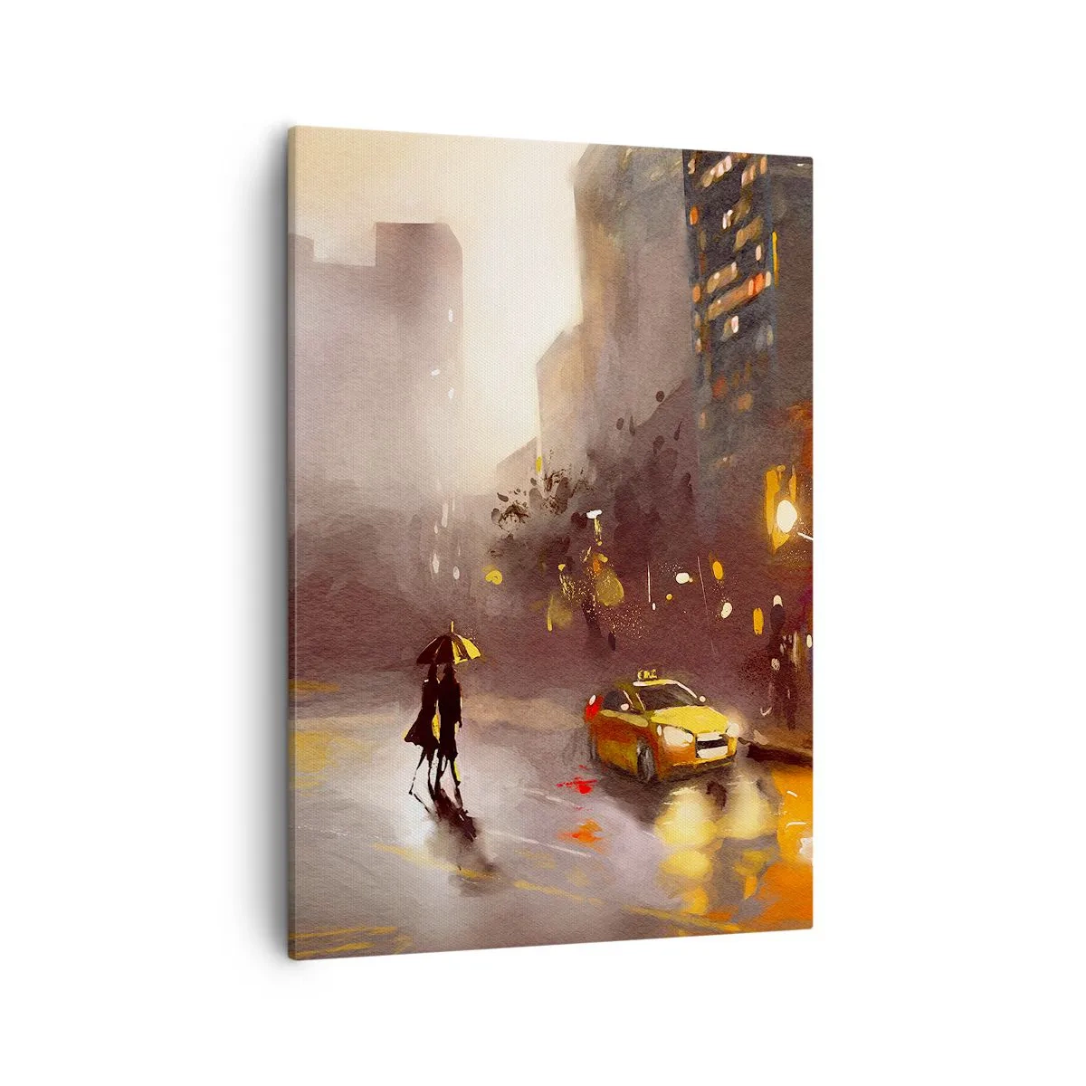 Obraz na plátne - Vo svetlách New Yorku - 50x70 cm