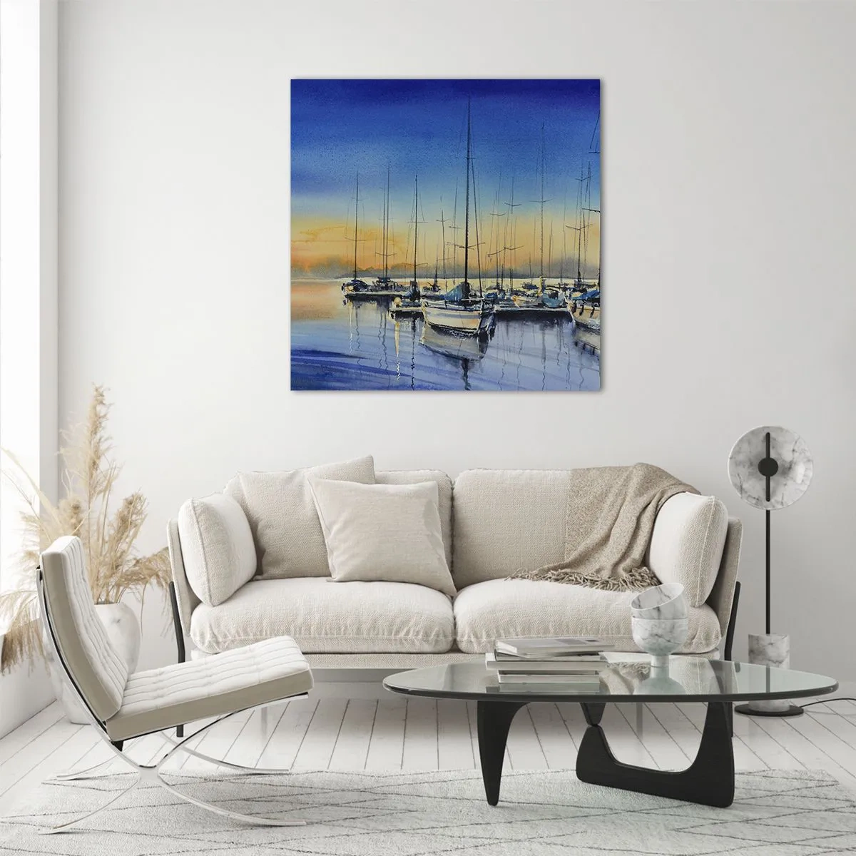 Obraz na skle - Koniec dobrého dňa - 60x60 cm