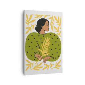 Obraz na plátne - Havajské dievča - 80x120 cm