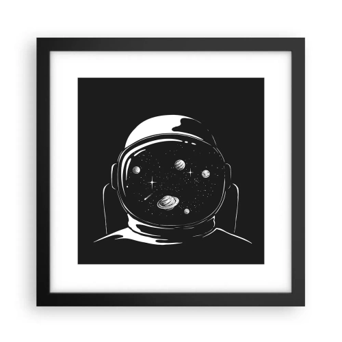 Plagát v čiernom ráme - Skvelý výhľad - 30x30 cm