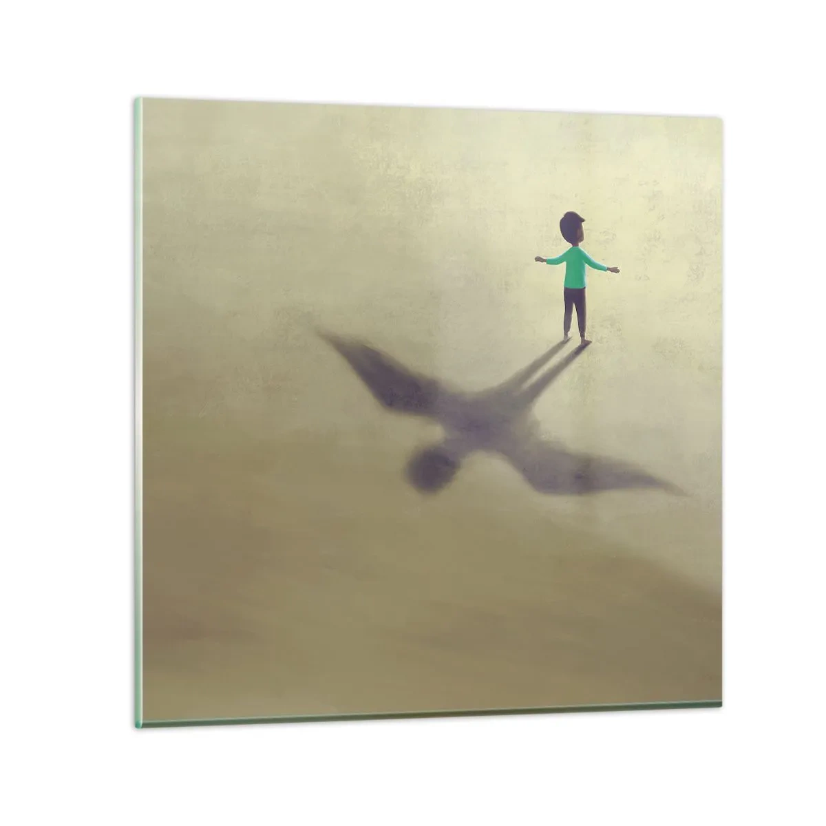 Obraz na skle - Hrdina budúcnosti - 70x70 cm