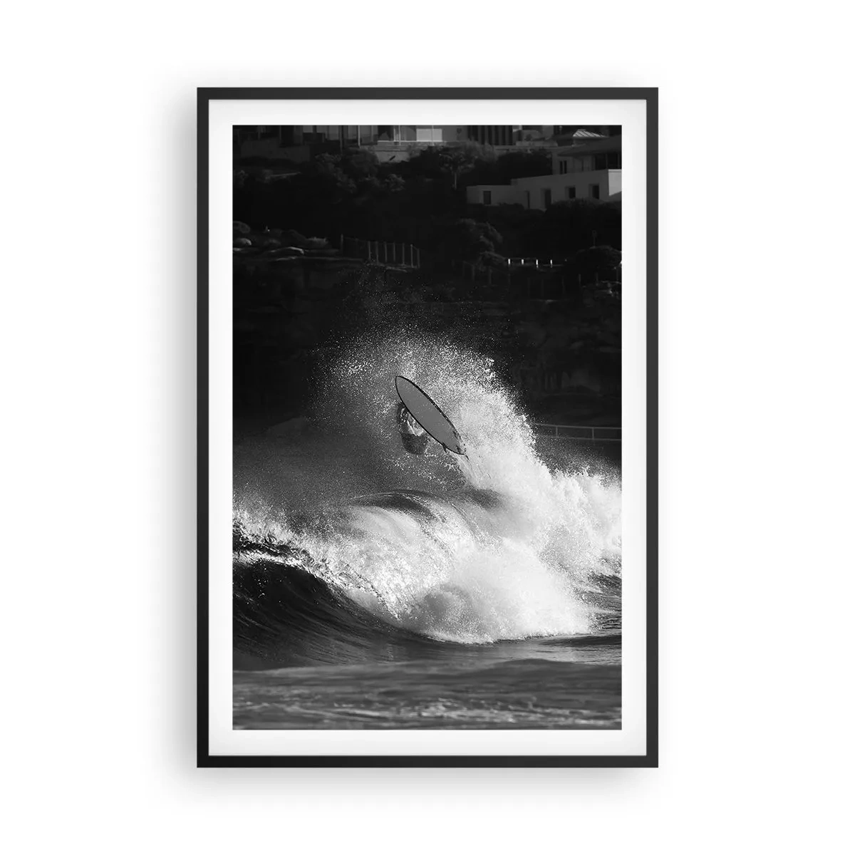Plagát v čiernom ráme - Výzva prijatá! - 61x91 cm