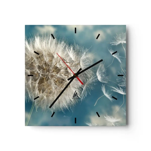 Nástenné hodiny - Dych anjela - 30x30 cm
