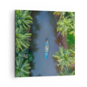 Obraz na plátne - Na tropickom chodníku - 60x60 cm