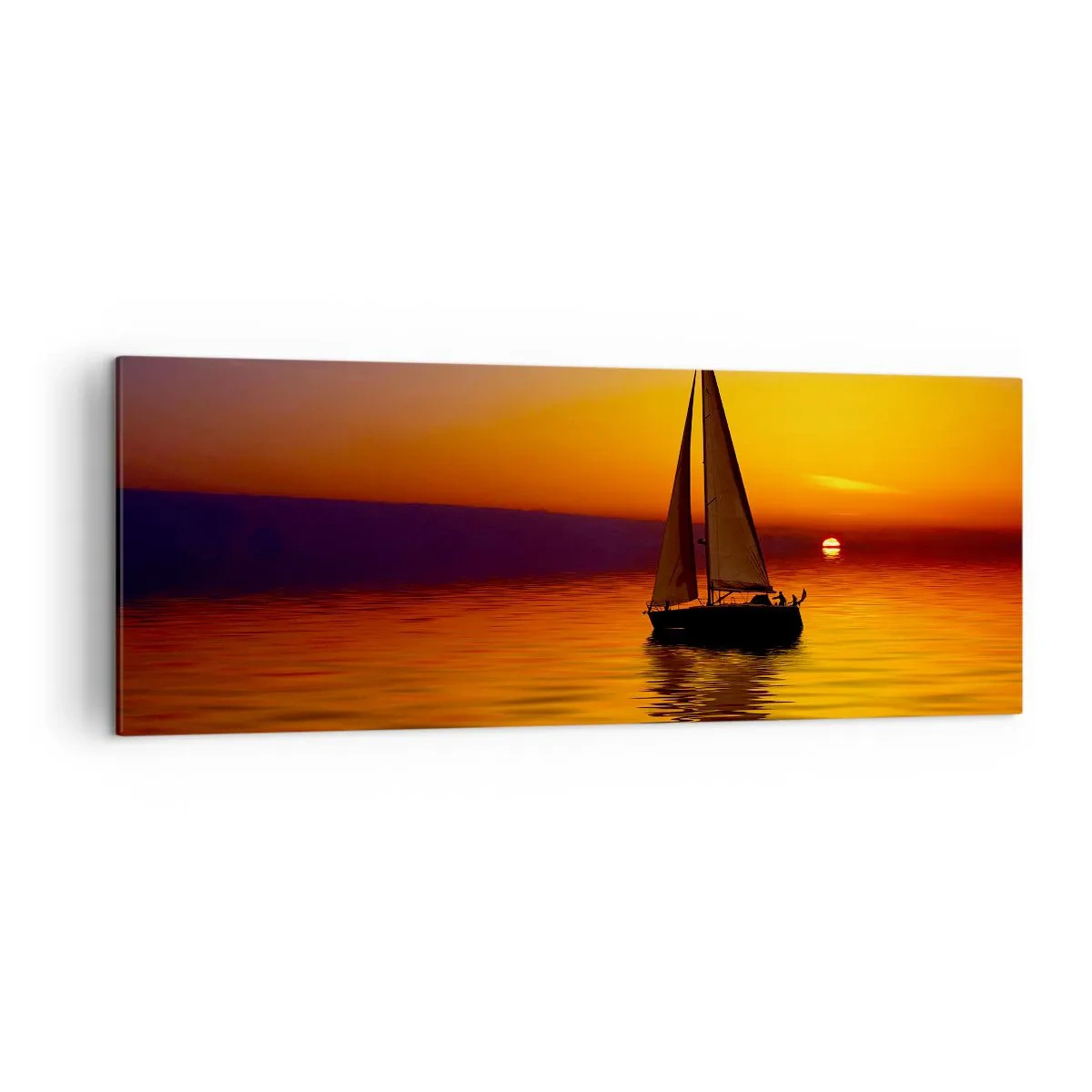 Obraz na plátne - Ako je tu za súmraku ticho… - 140x50 cm