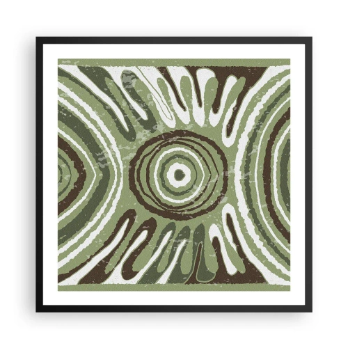 Plagát v čiernom ráme - Explózia emócií - 60x60 cm