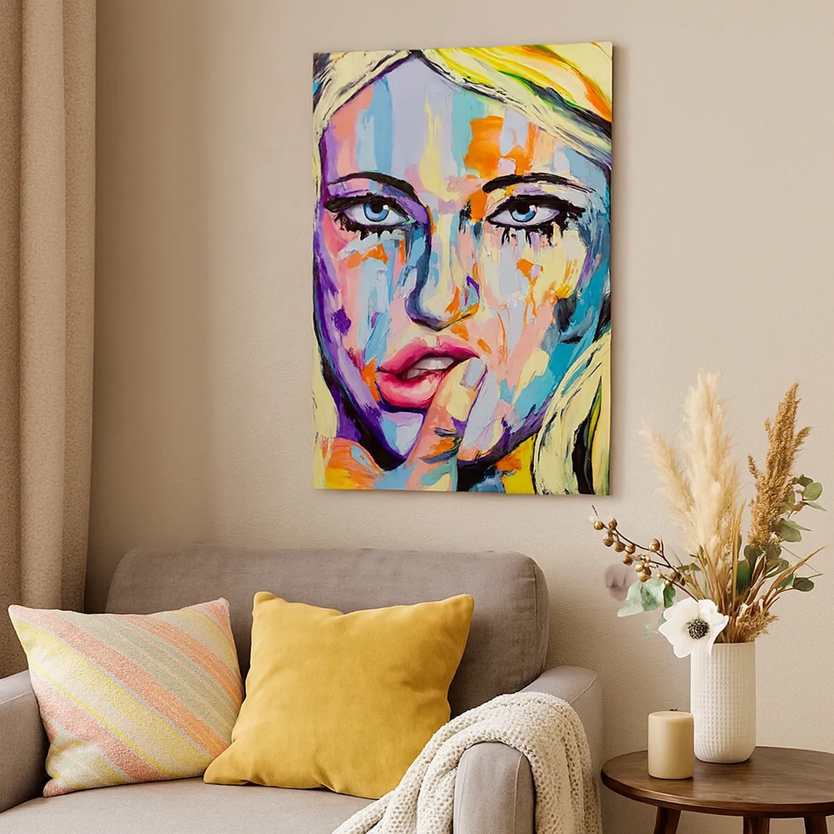 Obraz na plátne - Pozri sa jej priamo do očí - 50x70 cm