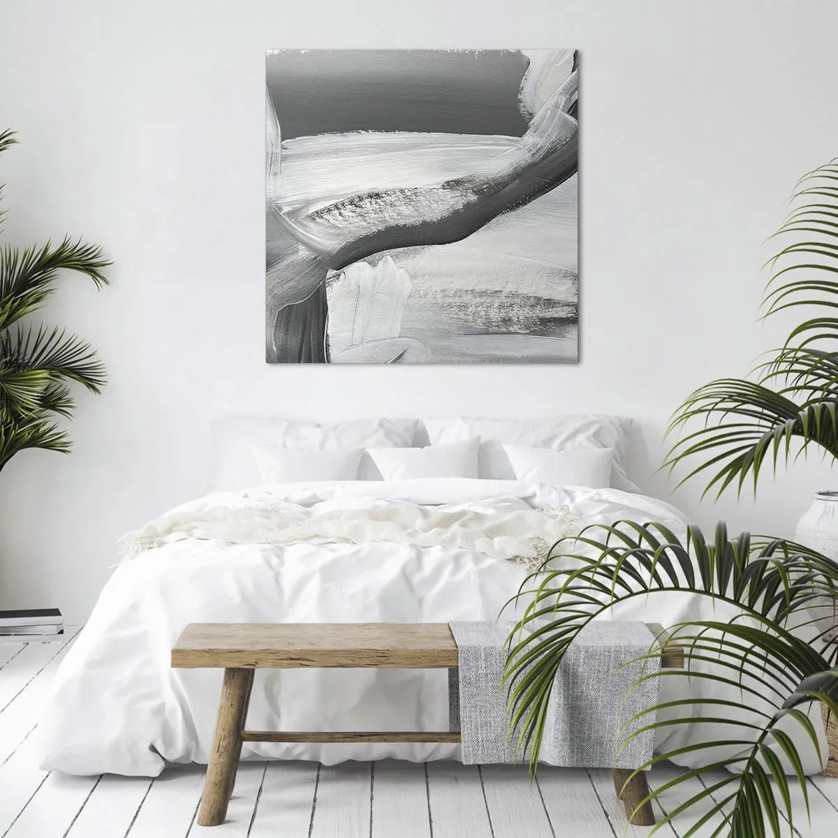 Obraz na plátne - Pevným pohybom - 70x70 cm
