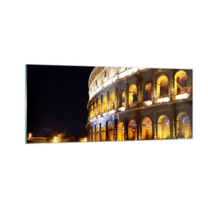 Obraz na skle - Je čas začať olympijské hry - 100x40 cm