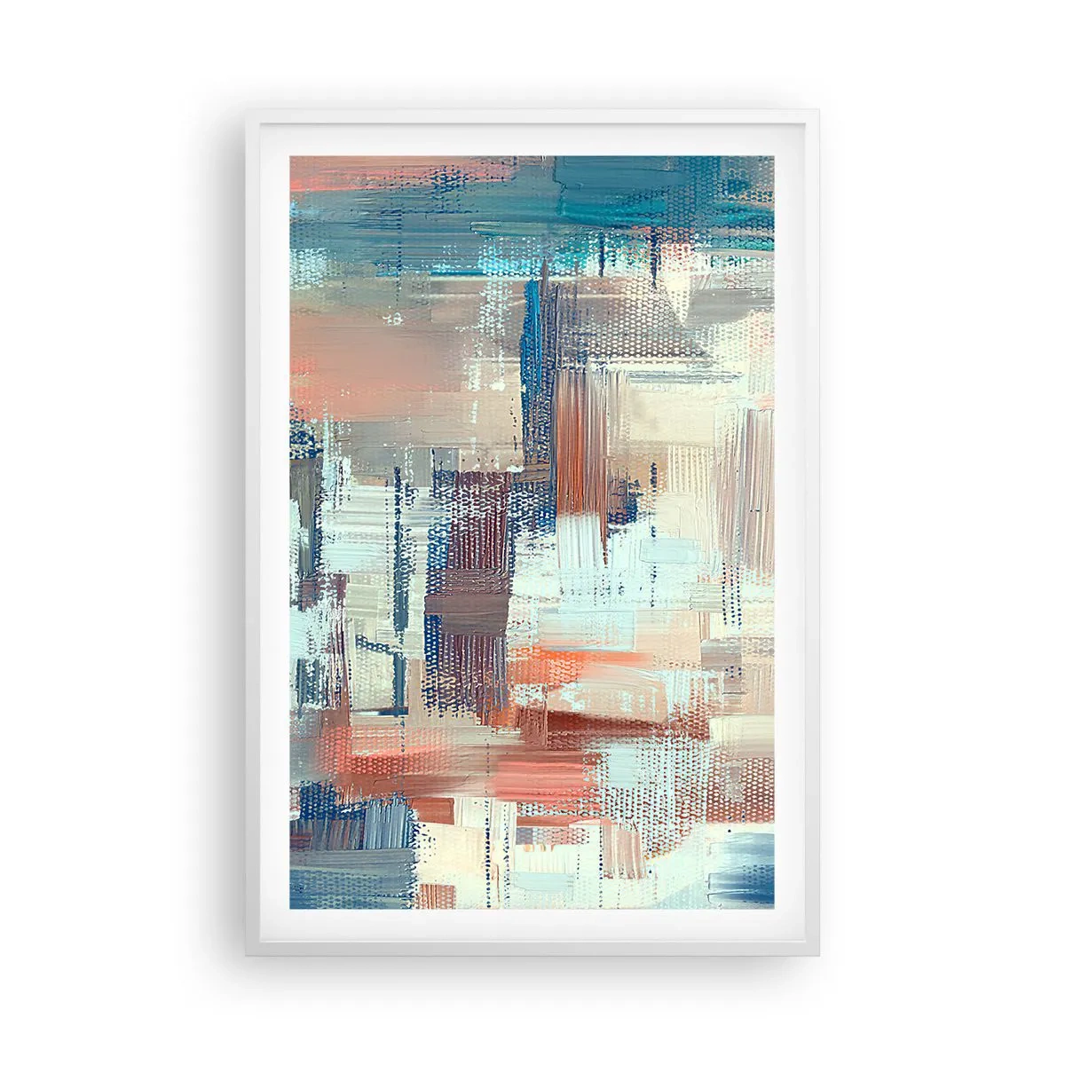 Plagát v bielom ráme - Dostať sa k svetlu - 61x91 cm