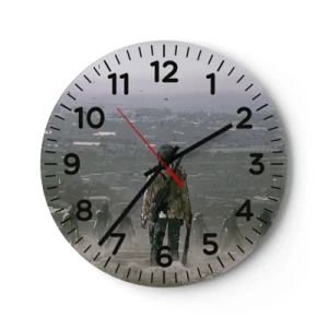 Nástenné hodiny - Posledný spravodlivý? - 30x30 cm