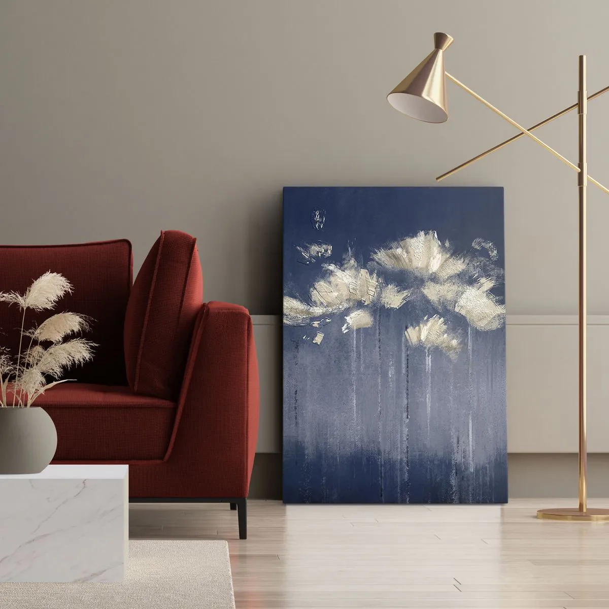Obraz na plátne - Ako okvetné lístky vo vetre - 65x120 cm
