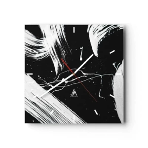Nástenné hodiny - Prelomiť temnotu - 30x30 cm