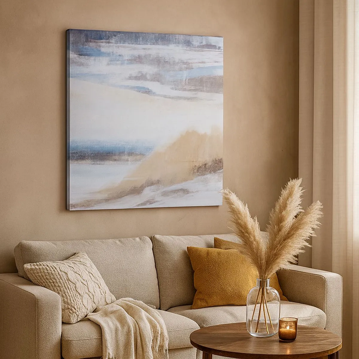 Obraz na plátne - Zimná kompozícia - 30x30 cm