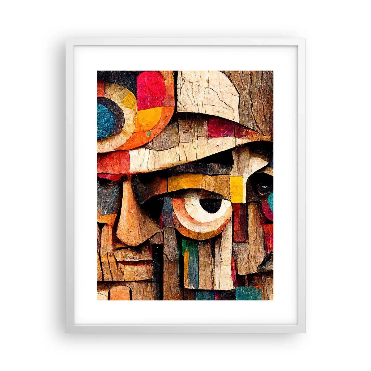 Plagát v bielom ráme - Vidím ťa… - 40x50 cm