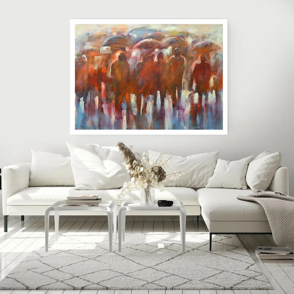 Plagát - Rovnocenní v daždi a hmle - 70x50 cm