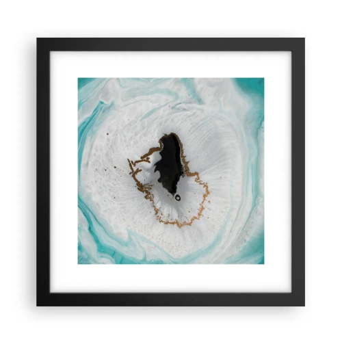Plagát v čiernom ráme - Preniknúť dovnútra - 30x30 cm