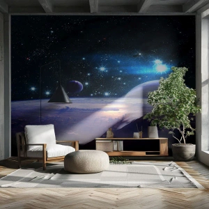 Fototapeta Premium Sand - Stále sami? - Kozmos, Planéta Zem, Vesmír - 100x70 cm