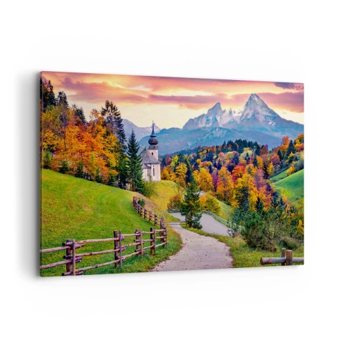 Obraz na plátne - Úplne ideálna krajina - 100x70 cm