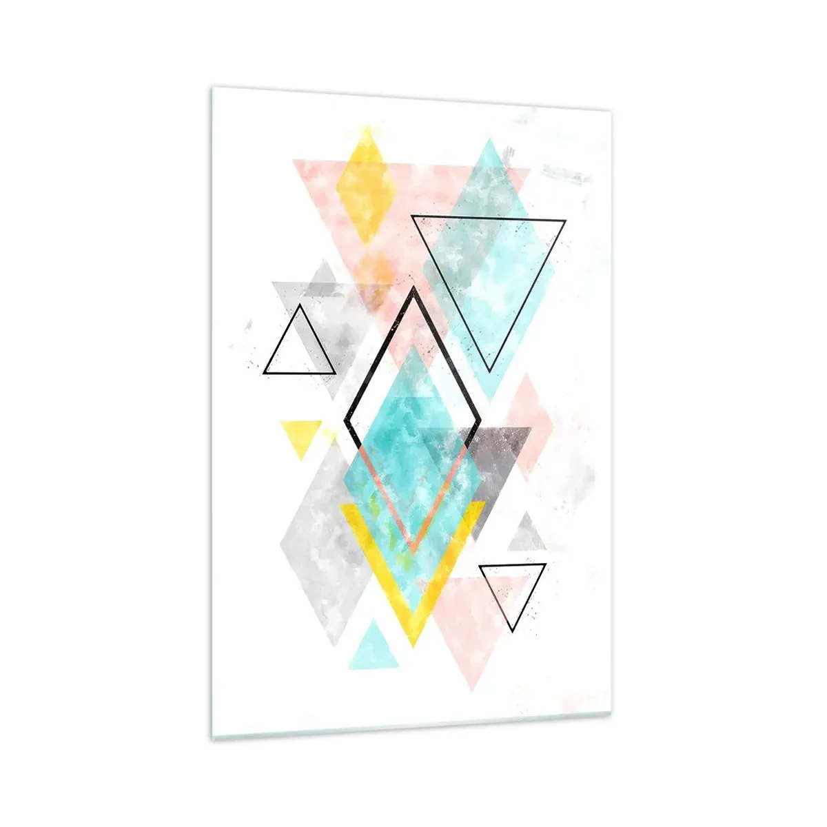 Obraz na skle - Geometrická hračka - 70x100 cm