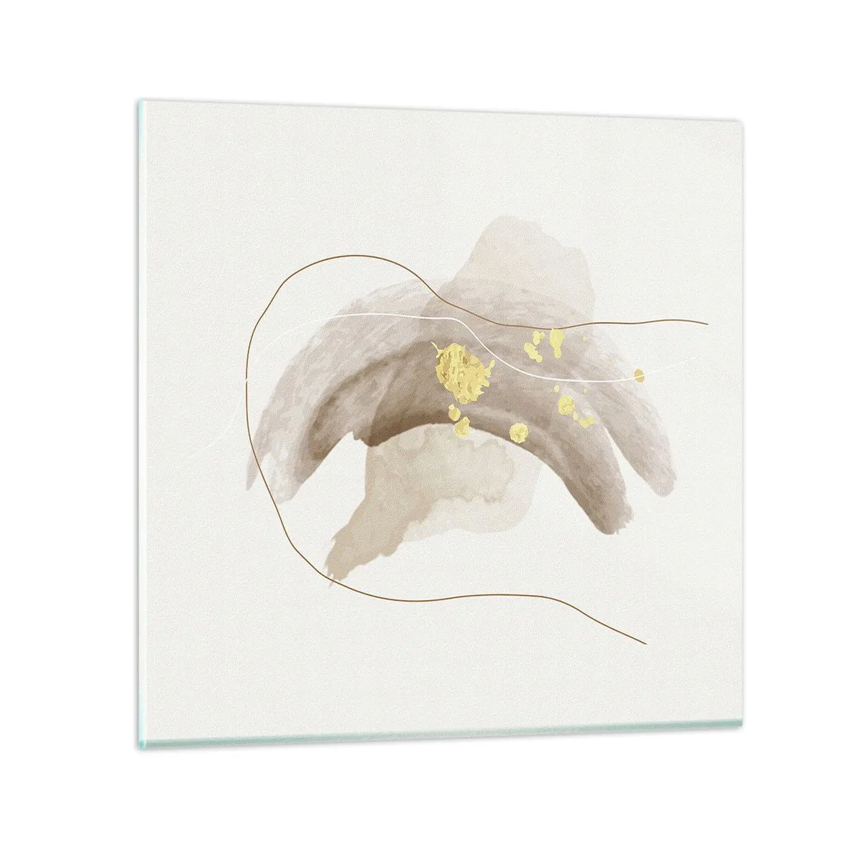 Obraz na skle - Vesmírna bytosť - 60x60 cm