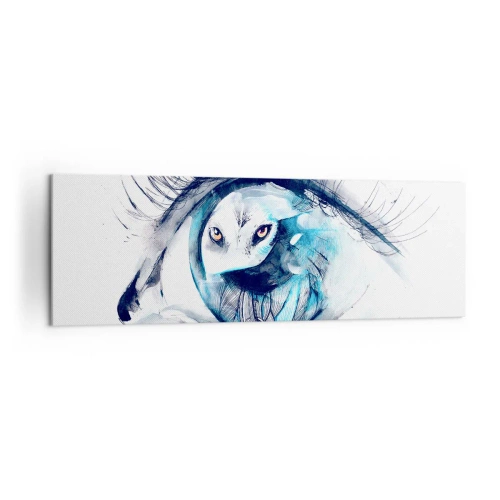 Obraz na plátne - Z očí do očí s divočinou - 160x50 cm