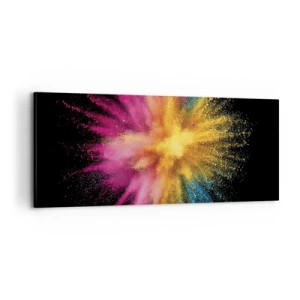 Obraz na plátne - Zrodenie farieb - 100x40 cm
