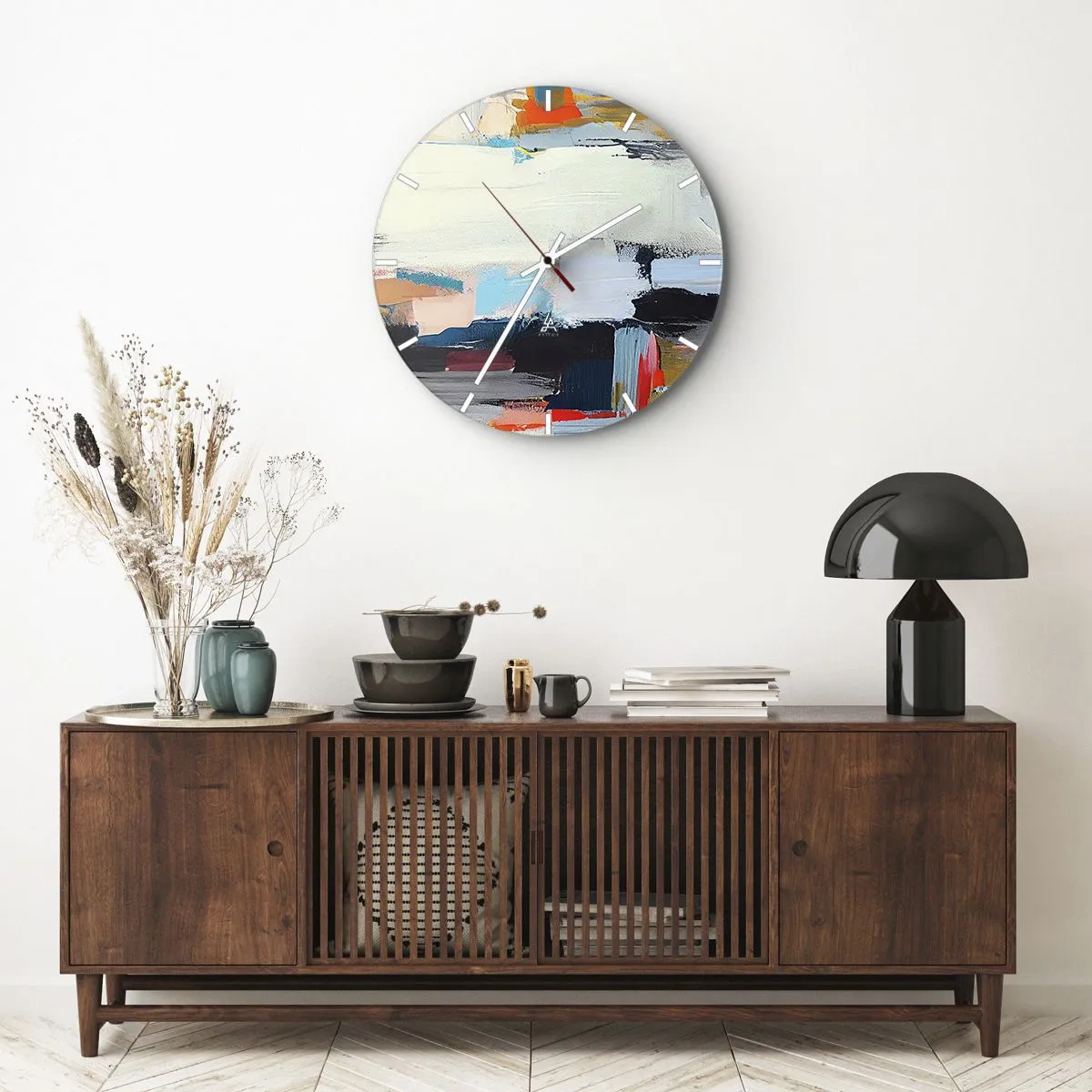 Nástenné hodiny - Nejaký spôsob? - 40x40 cm