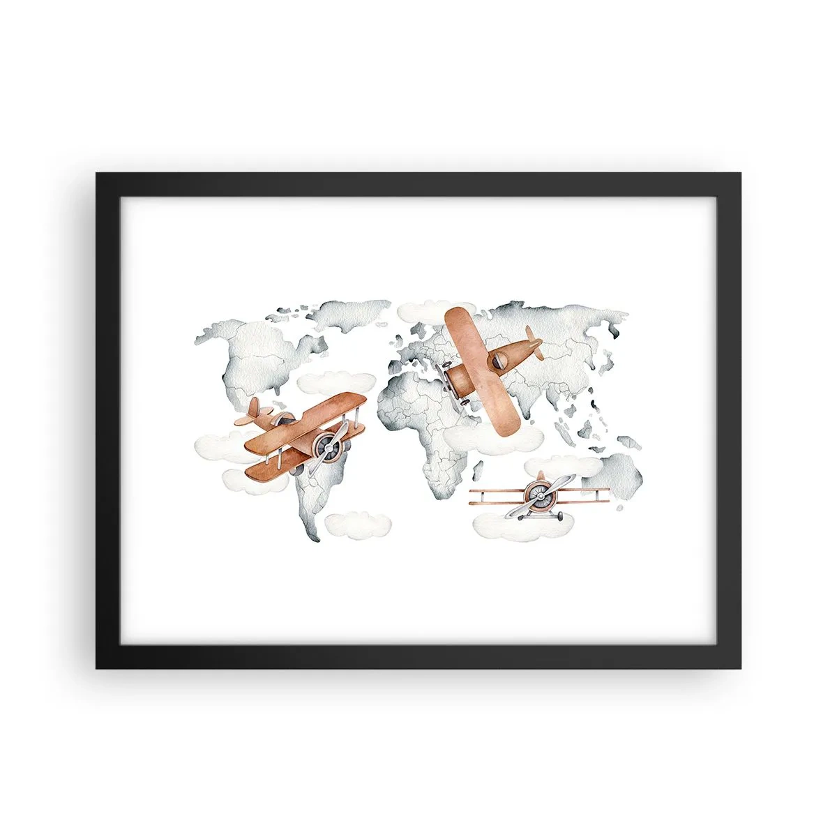 Plagát v čiernom ráme - V priekopníckom duchu - 40x30 cm