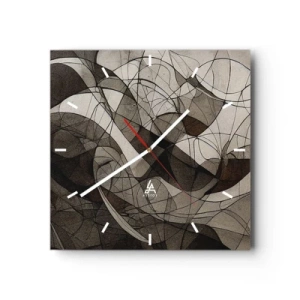 Nástenné hodiny - Obeh farieb Zeme - 30x30 cm