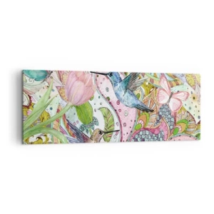 Obraz na plátne - Zamotané do lián - 140x50 cm