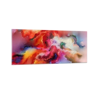 Obraz na skle - Ako zachytiť sny - dym - 100x40 cm