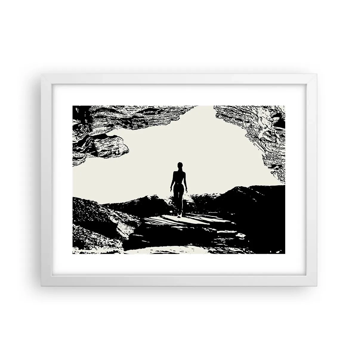 Plagát v bielom ráme - Nový pohľad - 40x30 cm