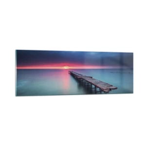 Obraz na skle - Medzi nebom a zemou - 90x30 cm