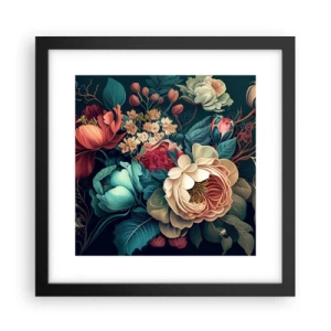 Plagát v čiernom ráme - Pôvab 19. storočia - 30x30 cm