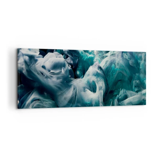 Obraz na plátne - Pohyb farby - 100x40 cm