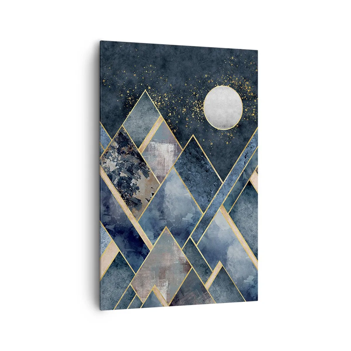 Obraz na plátne - Geometrická krajina - 80x120 cm