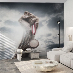 Fototapeta Standard Eco - Per aspera ad astra - Šport, Športová medaila, 3D - 400x280 cm