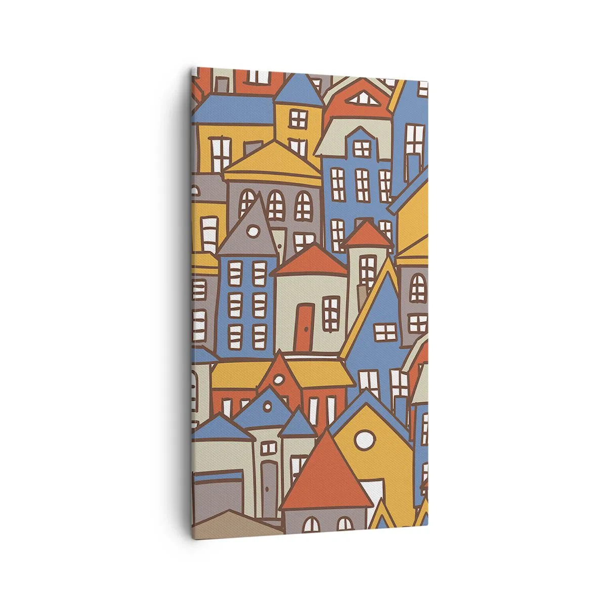 Obraz na plátne - Za domom dom - 45x80 cm