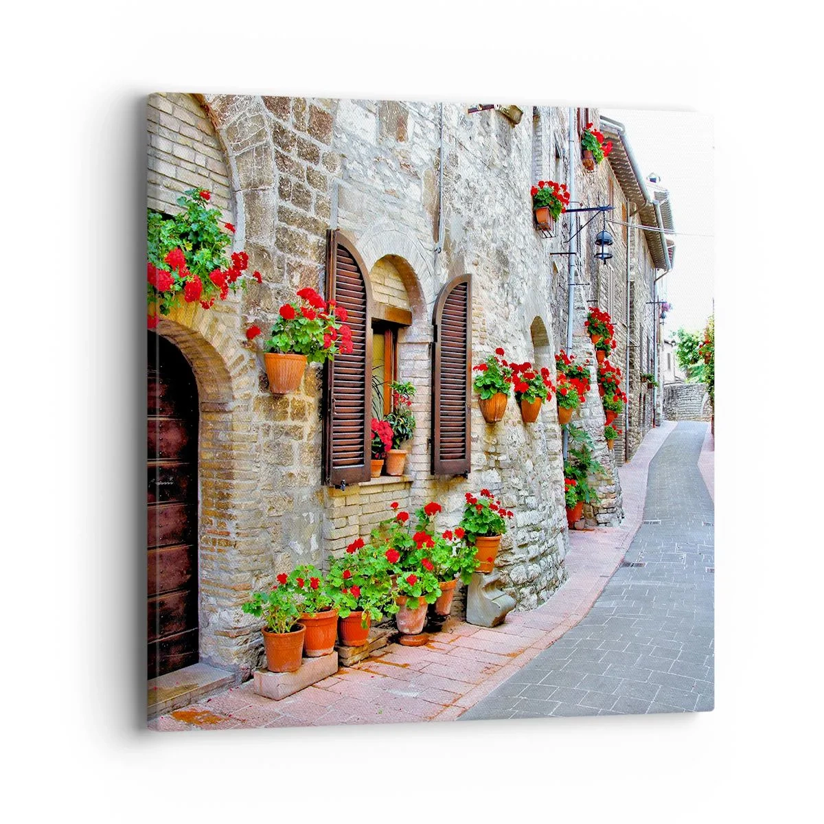 Obraz na plátne - Talianska atmosféra - 40x40 cm