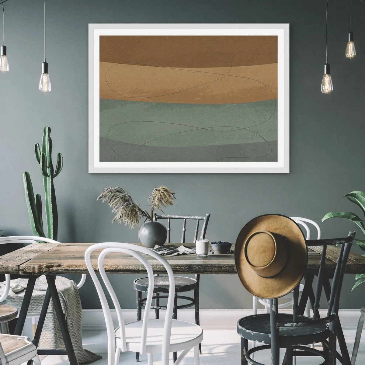 Plagát v bielom ráme - Horizontálna kompozícia - 91x61 cm