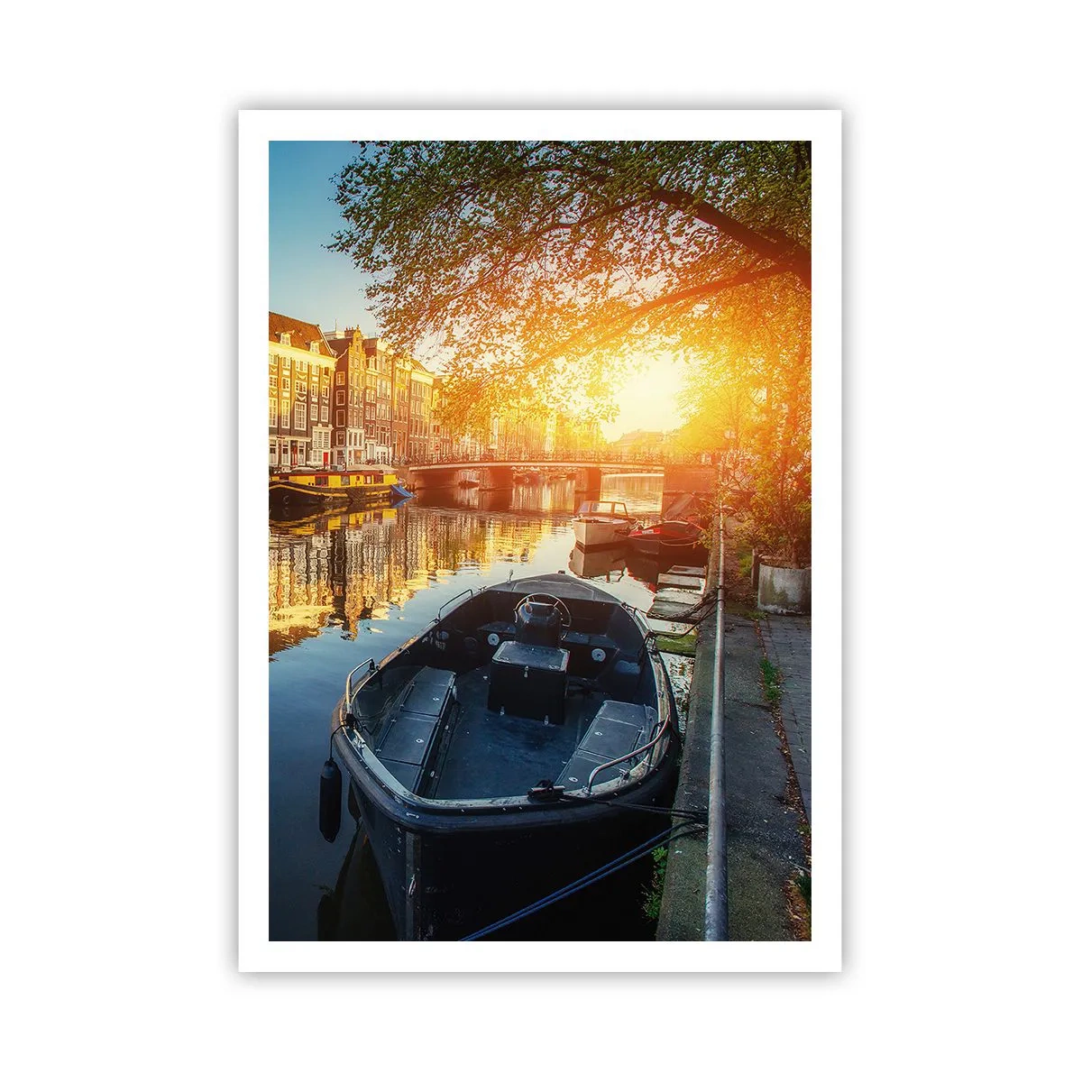 Plagát - Ráno v Amsterdame - 70x100 cm