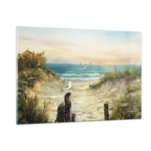 Obraz na skle - Bezvetrie a samota - 120x80 cm