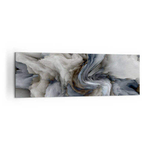 Obraz na plátne - Kameň a kvet - 160x50 cm