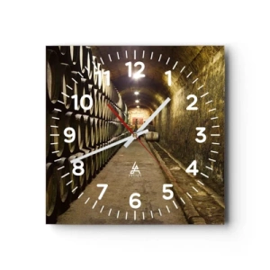 Nástenné hodiny - Je dobré si oddýchnuť - 40x40 cm